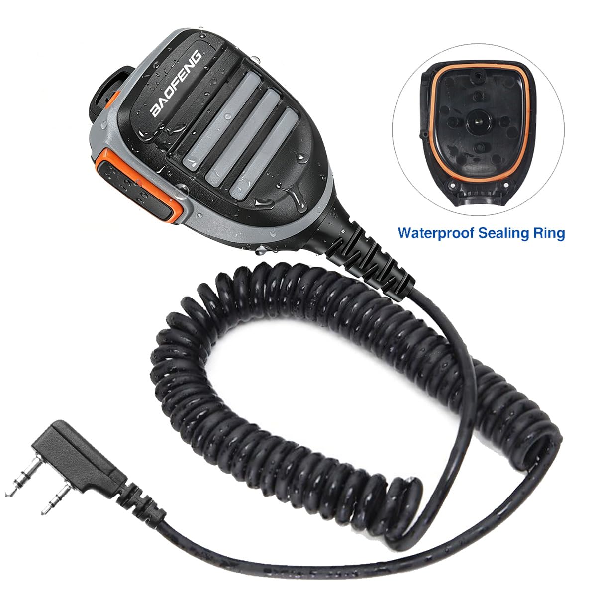 Baofeng-UV 21 Pro 広帯域受信機　エアバンド　盗聴器 Amazon.com: BaoFeng Walkie Talkie Speaker Mic Microphone, Remote